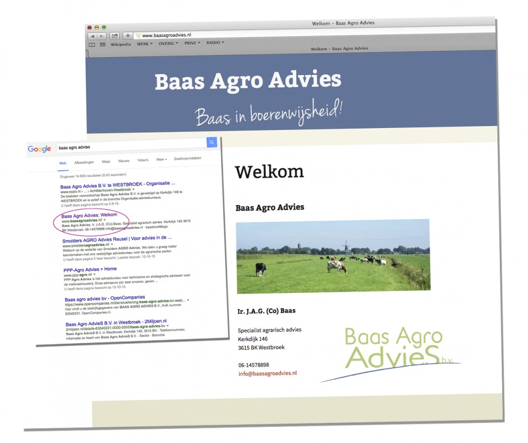 website Baas Agro Advies